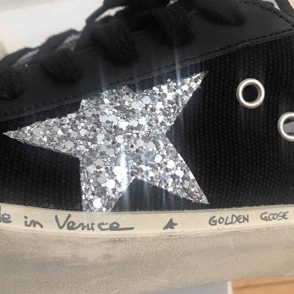 RARE EXCLUSIVE Golden Goose Star Glitter Sneakers - Picture 11 of 14